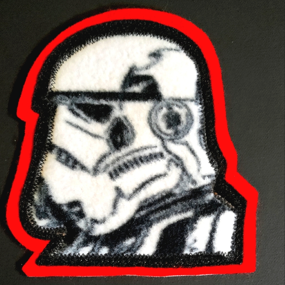 NEW 1x Star Wars - StormTrooper Patch/Emblem/Appliqué! 5.5" x 6.5" Sew-On.